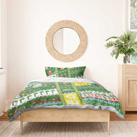 Pitcairn Islands Christmas Bedding Set Festive Beach Vibes - Polynesian Pride