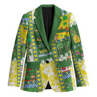 Pitcairn Islands Christmas Blazer Festive Beach Vibes - Polynesian Pride