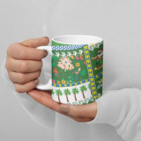 Pitcairn Islands Christmas Ceramic Mug Festive Beach Vibes - Polynesian Pride