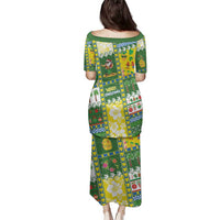 Pitcairn Islands Christmas Family Matching Puletasi and Hawaiian Shirt Festive Beach Vibes - Polynesian Pride