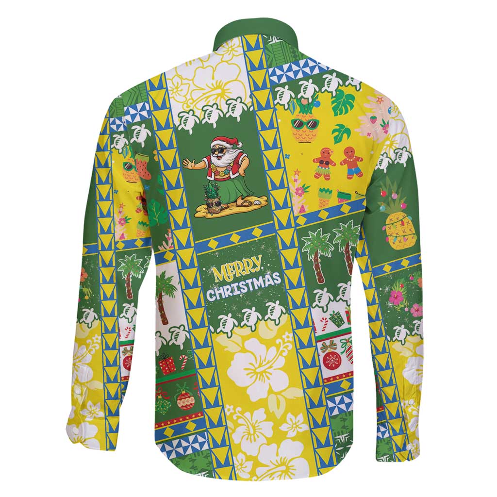 Pitcairn Islands Christmas Family Matching Summer Maxi Dress and Hawaiian Shirt Festive Beach Vibes - Polynesian Pride