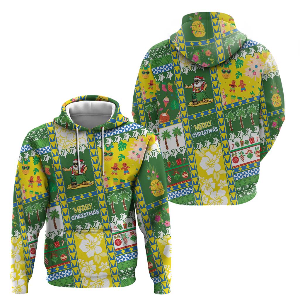 Pitcairn Islands Christmas Hoodie Festive Beach Vibes - Polynesian Pride