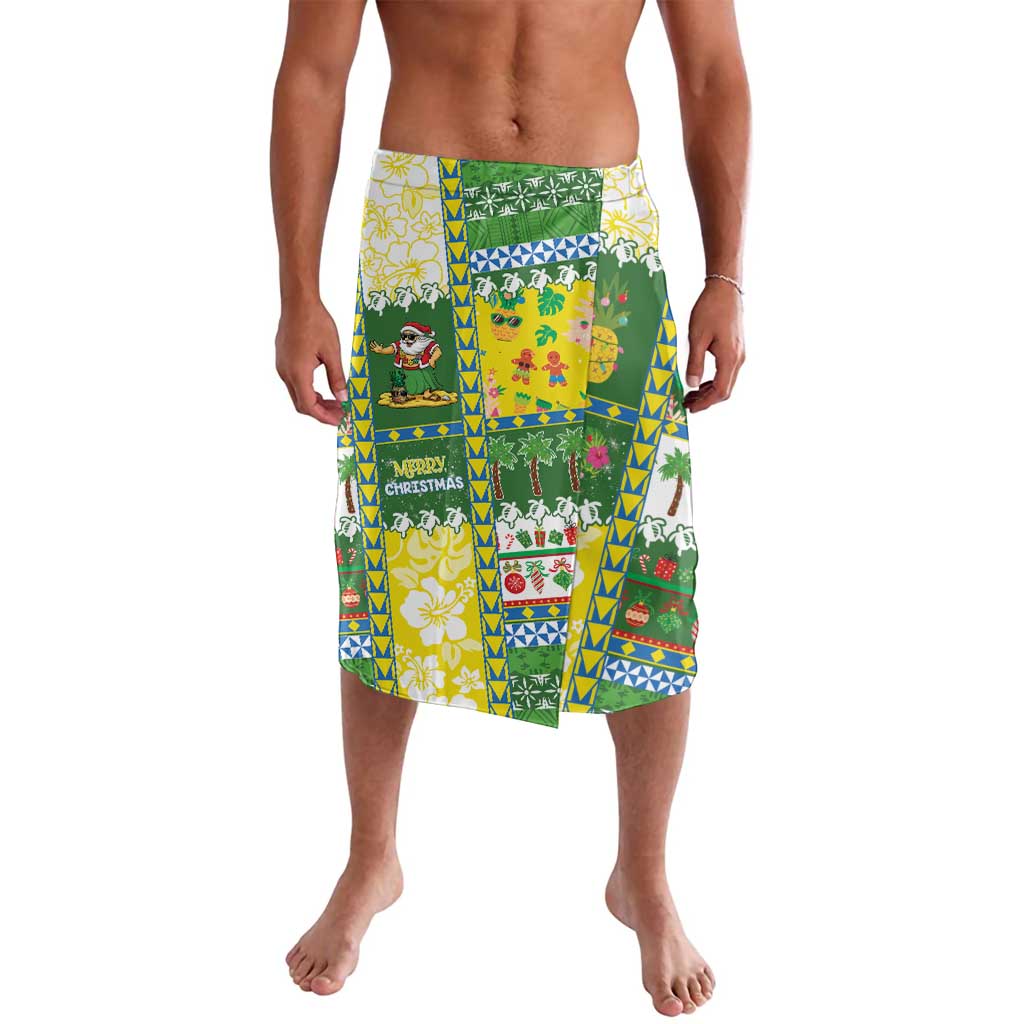 Pitcairn Islands Christmas Lavalava Festive Beach Vibes - Polynesian Pride