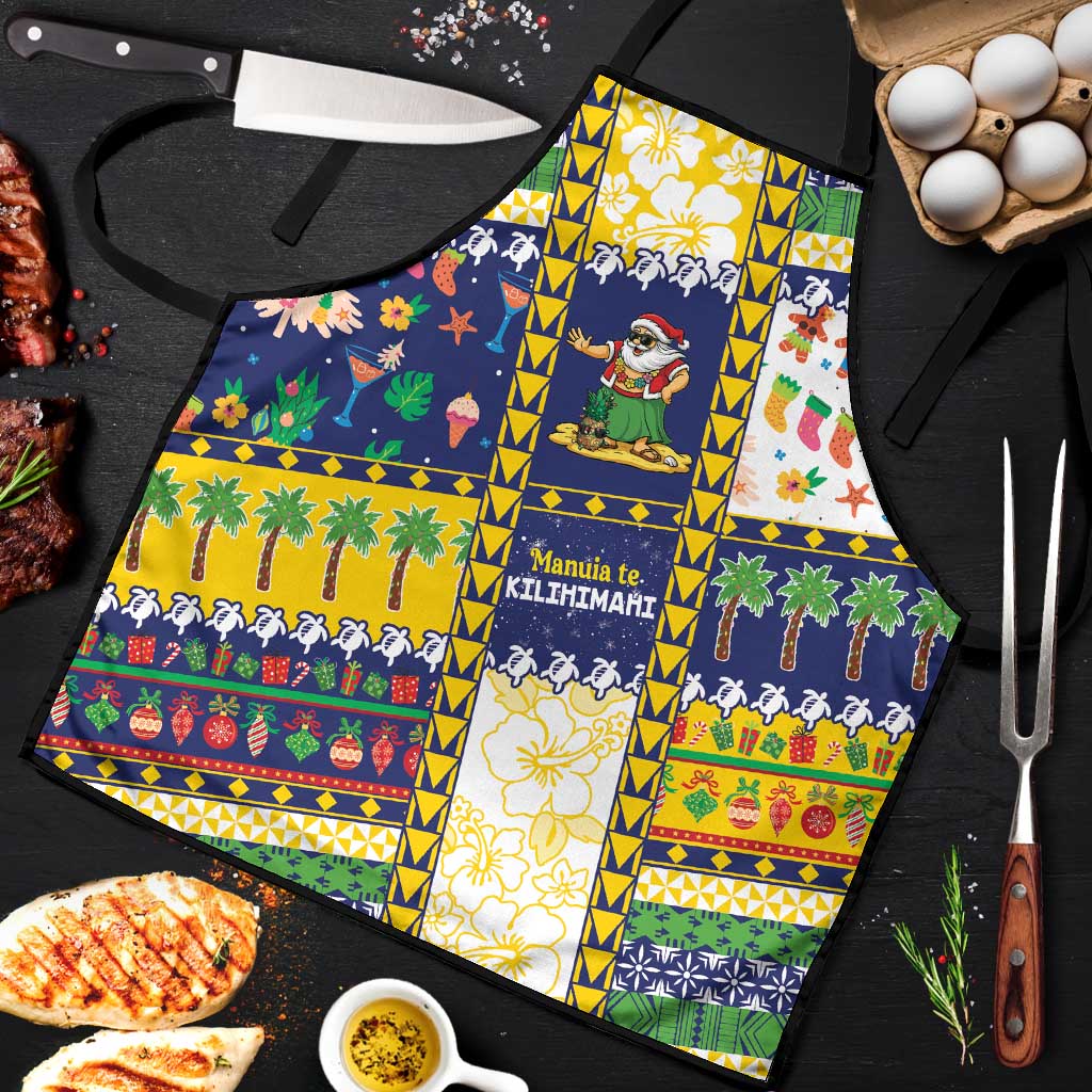 Tokelau Christmas Apron Festive Beach Vibes - Polynesian Pride