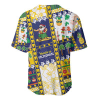 Tokelau Christmas Baseball Jersey Festive Beach Vibes - Polynesian Pride