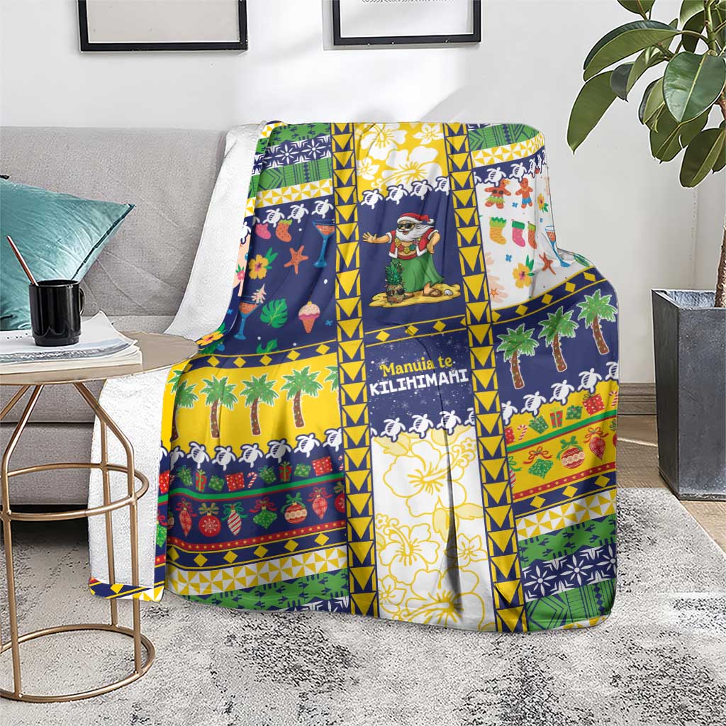 Tokelau Christmas Blanket Festive Beach Vibes - Polynesian Pride