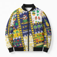 Tokelau Christmas Bomber Puffer Jacket Festive Beach Vibes - Polynesian Pride