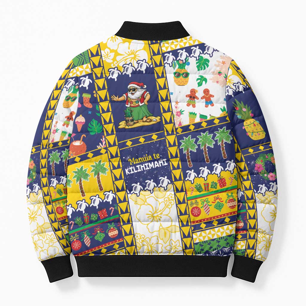 Tokelau Christmas Bomber Puffer Jacket Festive Beach Vibes - Polynesian Pride