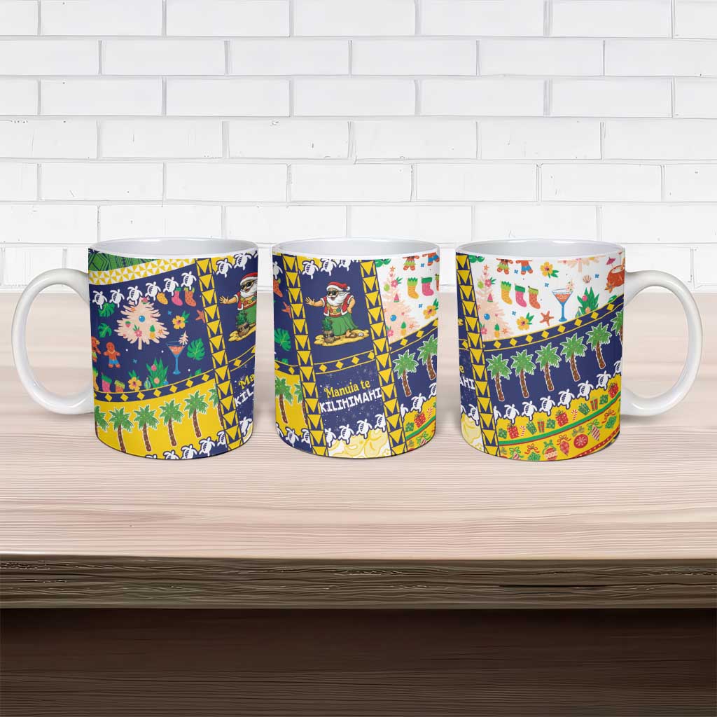 Tokelau Christmas Ceramic Mug Festive Beach Vibes - Polynesian Pride