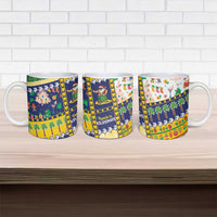 Tokelau Christmas Ceramic Mug Festive Beach Vibes - Polynesian Pride