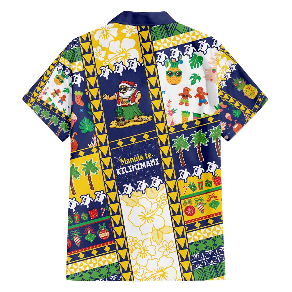 Tokelau Christmas Family Matching Puletasi and Hawaiian Shirt Festive Beach Vibes - Polynesian Pride