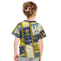 Tokelau Christmas Kid T Shirt Festive Beach Vibes - Polynesian Pride