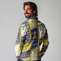 Tokelau Christmas Long Sleeve Polo Shirt Festive Beach Vibes - Polynesian Pride