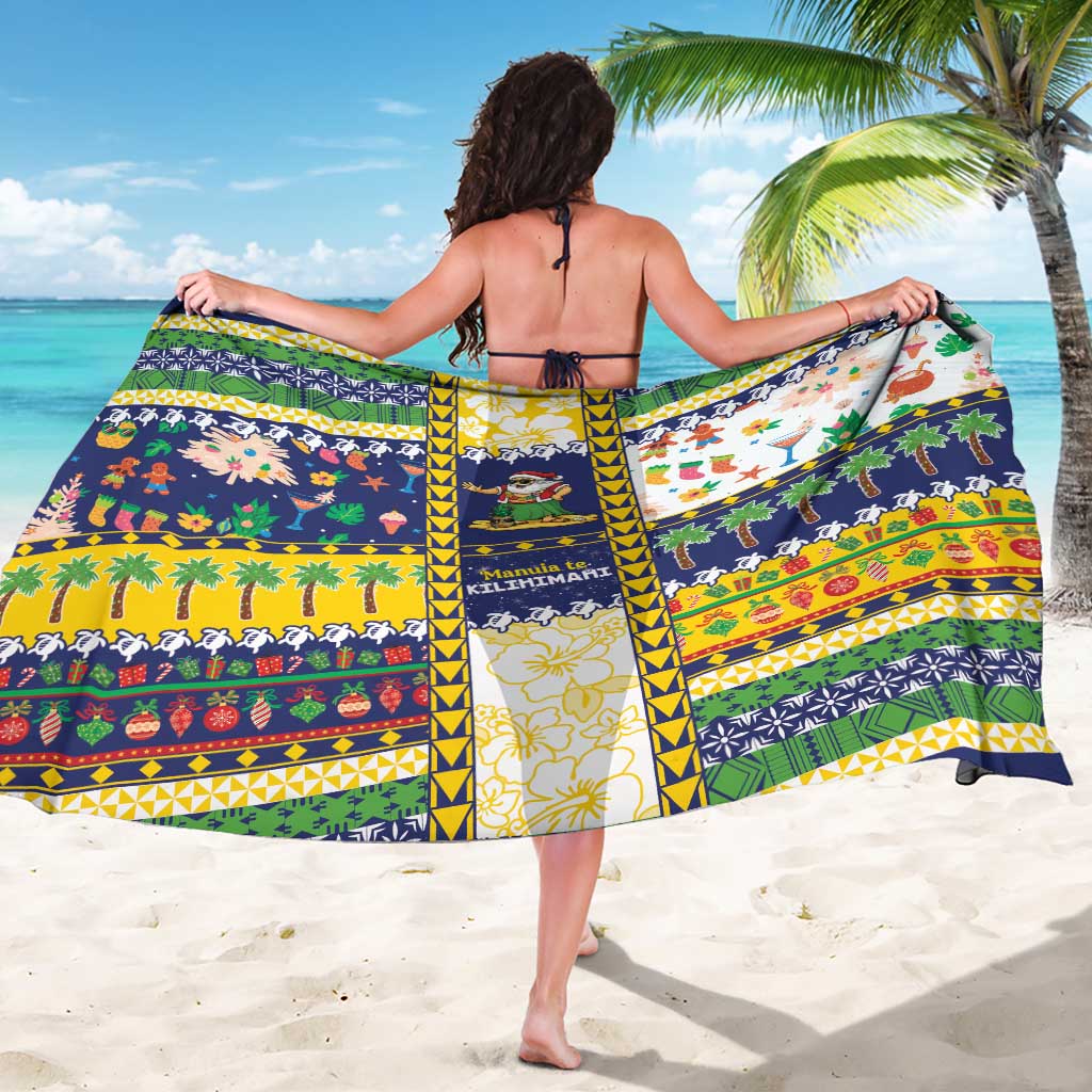 Tokelau Christmas Sarong Festive Beach Vibes - Polynesian Pride