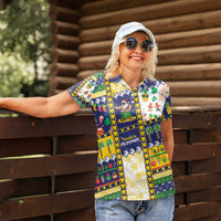 Tokelau Christmas Women Polo Shirt Festive Beach Vibes - Polynesian Pride