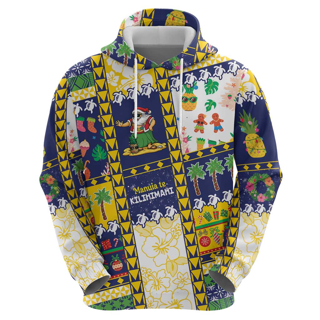 Tokelau Christmas Zip Hoodie Festive Beach Vibes - Polynesian Pride