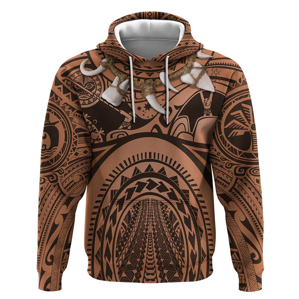 Polynesia Maui Tattoo Inspired Cosplay Costume Hoodie