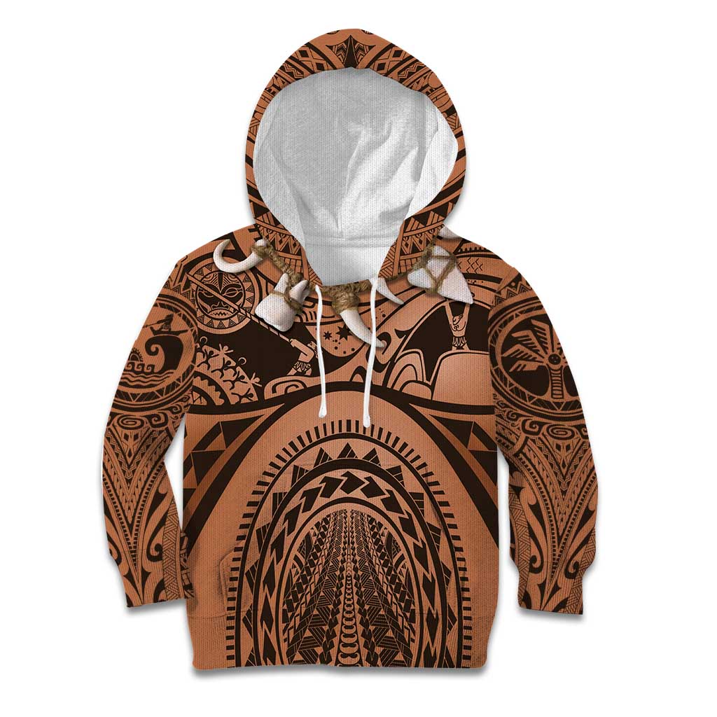 Polynesia Maui Tattoo Inspired Cosplay Costume Kid Hoodie