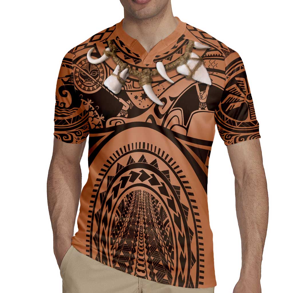 Polynesia Maui Tattoo Inspired Cosplay Costume Rugby Jersey