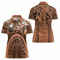 Polynesia Maui Tattoo Inspired Cosplay Costume Women Polo Shirt