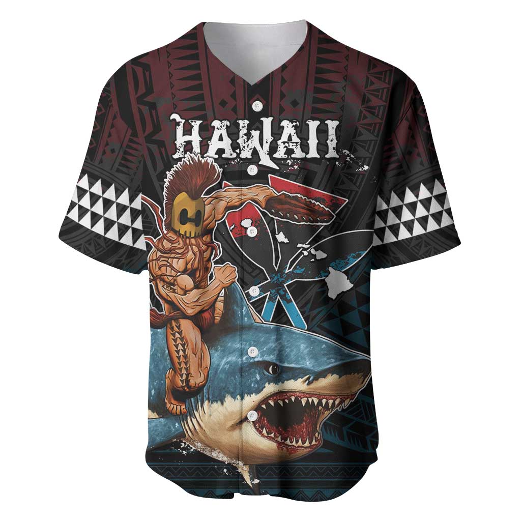 Hawaii Ikaika Baseball Jersey Hawaiian Mythic Koa Tribal Warrior