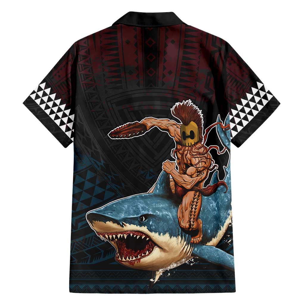 Hawaii Ikaika Family Matching Short Sleeve Bodycon Dress and Hawaiian Shirt Hawaiian Mythic Koa Tribal Warrior