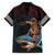 Hawaii Ikaika Family Matching Tank Maxi Dress and Hawaiian Shirt Hawaiian Mythic Koa Tribal Warrior