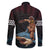 Hawaii Ikaika Family Matching Tank Maxi Dress and Hawaiian Shirt Hawaiian Mythic Koa Tribal Warrior