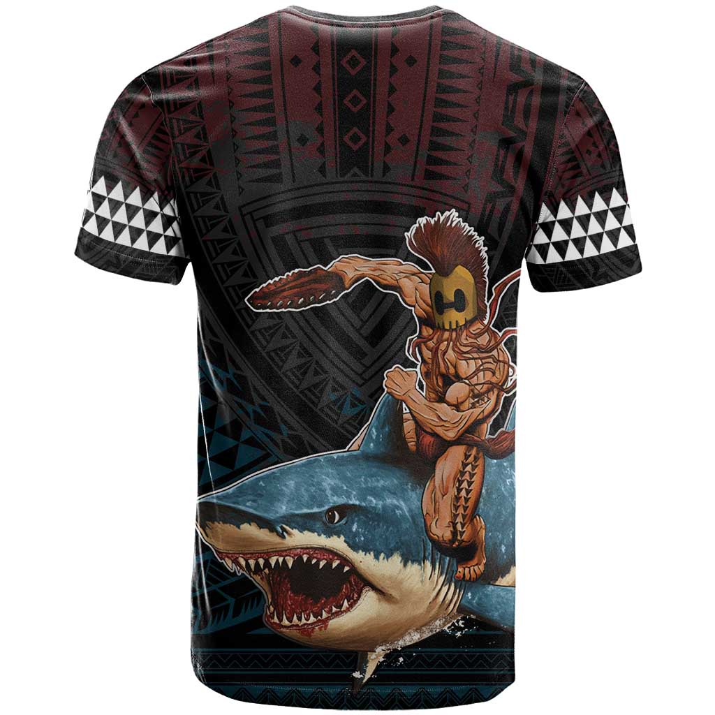 Hawaii Ikaika T Shirt Hawaiian Mythic Koa Tribal Warrior