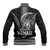 Hawaiian Ikaika Warrior Baseball Jacket Tribal Pattern