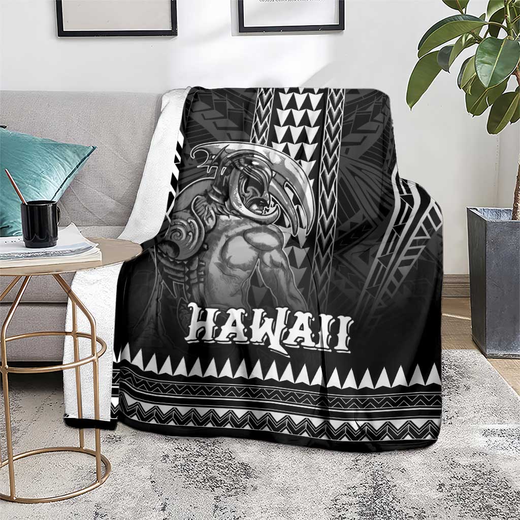 Hawaiian Ikaika Warrior Blanket Tribal Pattern