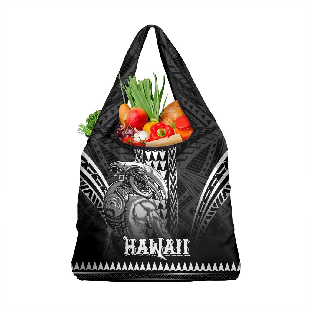 Hawaiian Ikaika Warrior Grocery Bag Tribal Pattern