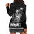 Hawaiian Ikaika Warrior Hoodie Dress Tribal Pattern