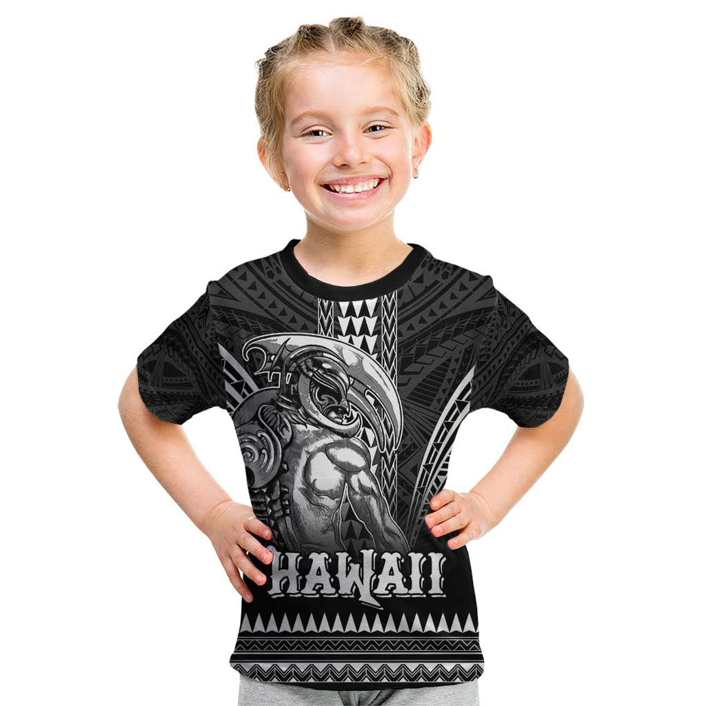 Hawaiian Ikaika Warrior Kid T Shirt Tribal Pattern