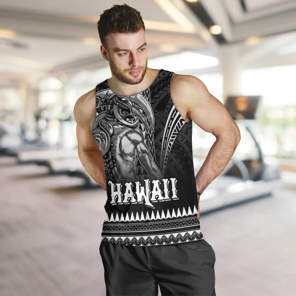 Hawaiian Ikaika Warrior Men Tank Top Tribal Pattern