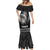 Hawaiian Ikaika Warrior Mermaid Dress Tribal Pattern