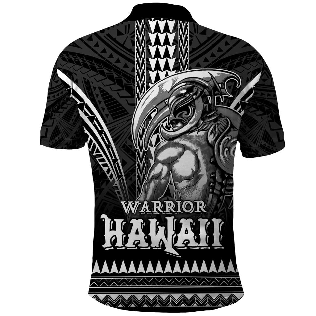 Hawaiian Ikaika Warrior Polo Shirt Tribal Pattern