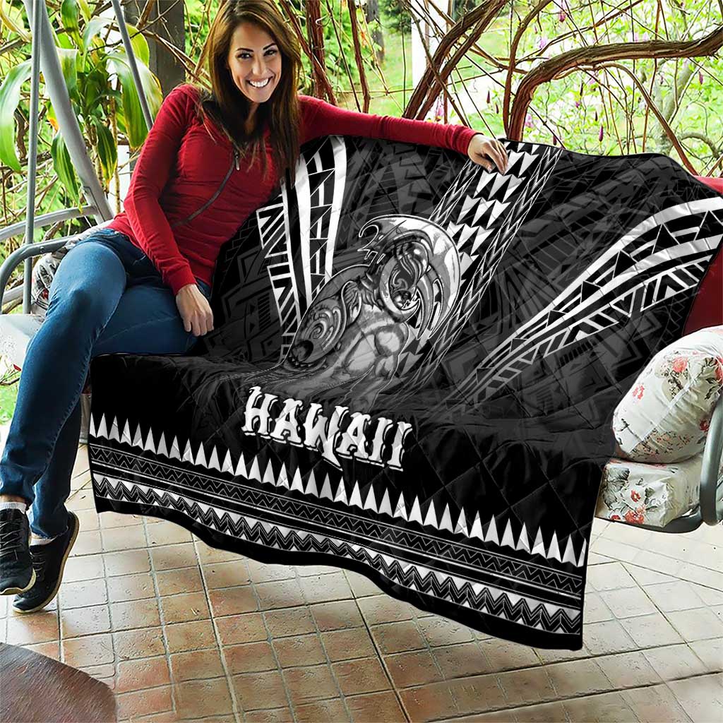 Hawaiian Ikaika Warrior Quilt Tribal Pattern