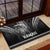 Hawaiian Ikaika Warrior Rubber Doormat Tribal Pattern