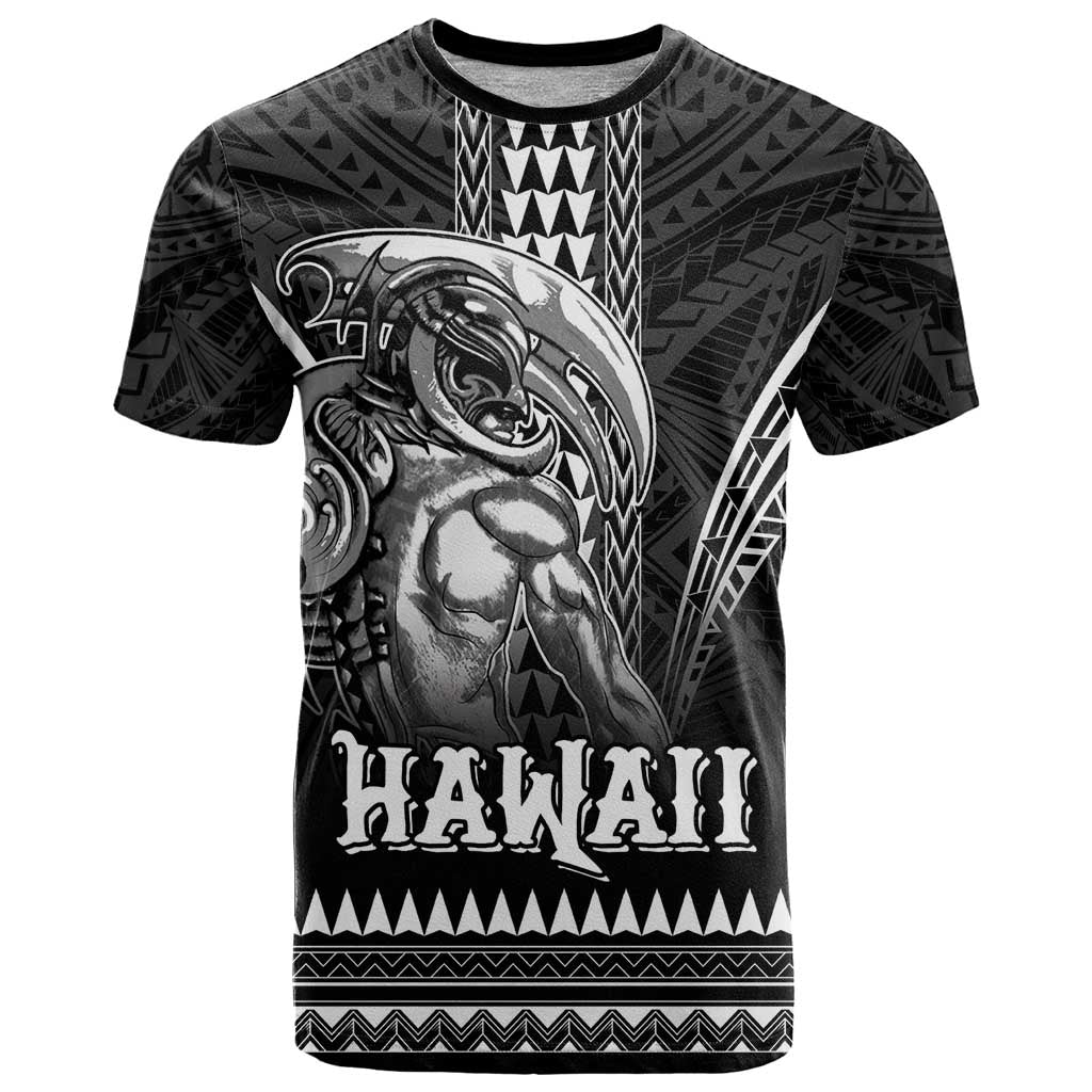 Hawaiian Ikaika Warrior T Shirt Tribal Pattern