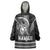 Hawaiian Ikaika Warrior Wearable Blanket Hoodie Tribal Pattern