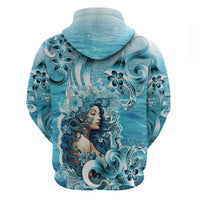 Hawaii Namaka Goddess Of The Sea Zip Hoodie Polynesian Style LT05 - Polynesian Pride
