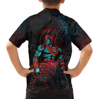 Hawaiian Demigod Maui Kid Hawaiian Shirt Polynesian Mythology LT05 - Polynesian Pride
