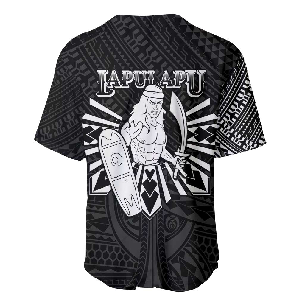 Philippines Tribal Baseball Jersey King Lapu Lapu Black Version