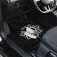 Philippines Tribal Car Mats King Lapu Lapu Black Version