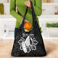 Philippines Tribal Grocery Bag King Lapu Lapu Black Version