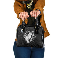 Philippines Tribal Shoulder Handbag King Lapu Lapu Black Version