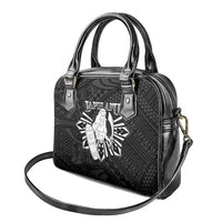 Philippines Tribal Shoulder Handbag King Lapu Lapu Black Version
