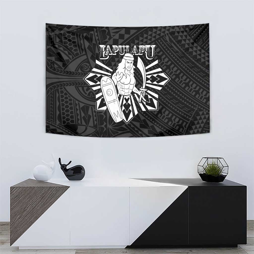 Philippines Tribal Tapestry King Lapu Lapu Black Version