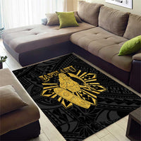 Philippines Tribal Area Rug King Lapu Lapu Gold Version
